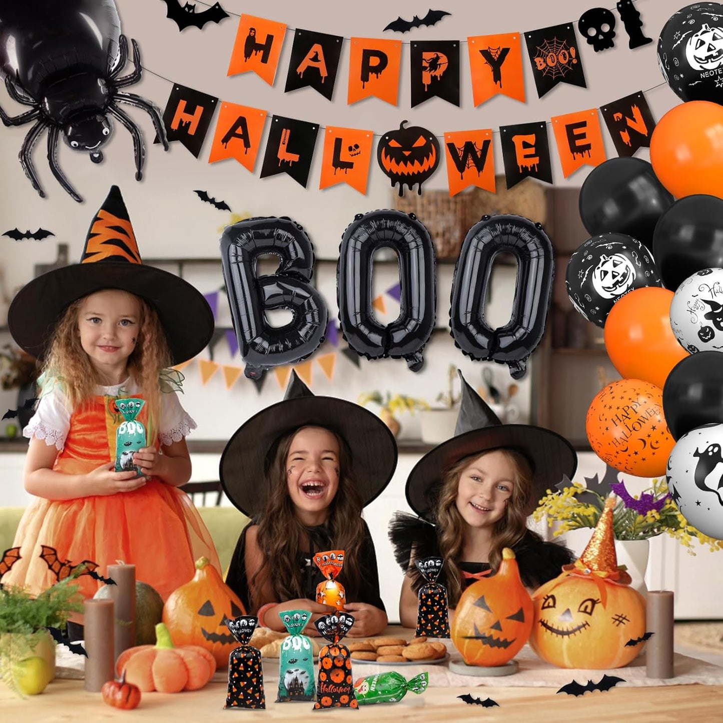 Fontee® 60 Piezas de Decoración Halloween